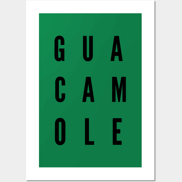 Guacamole Wall Art by Nada's corner